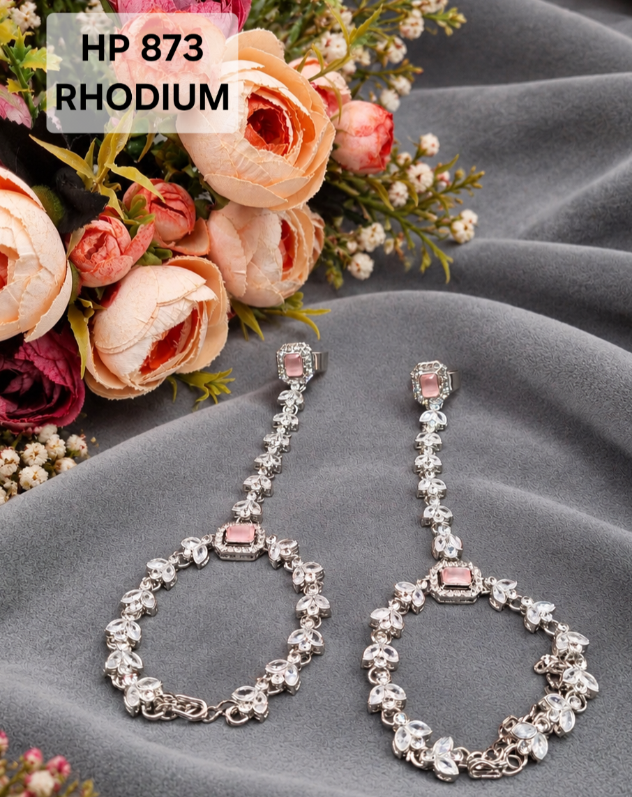 Crystal Hand Chain Hathphool Ring Bracelet