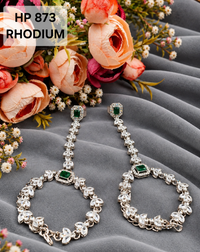 Crystal Hand Chain Hathphool Ring Bracelet