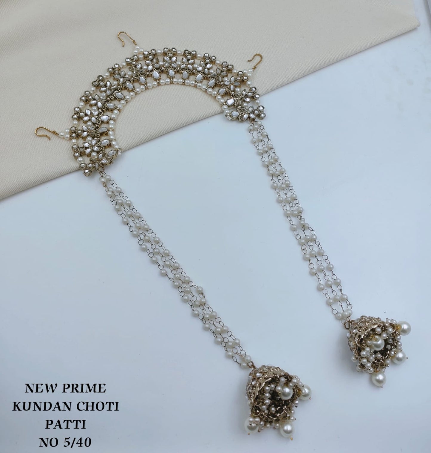 Aria Floral Kundan Choti Patti