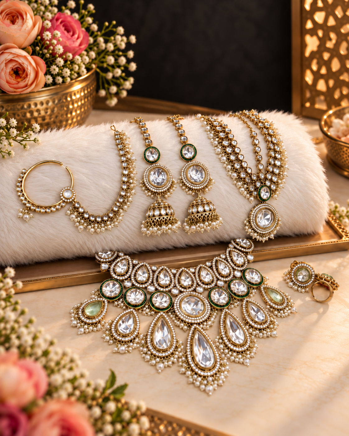 Bridal Statement Necklace & Full Jewelry Set