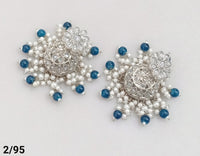 Silver Plated Jhumki Set