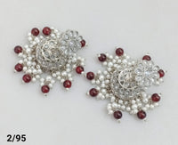 Silver Plated Jhumki Set