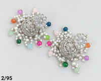 Silver Plated Jhumki Set
