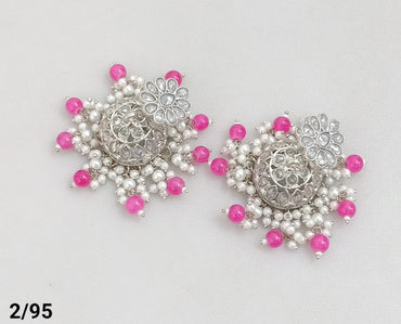 Silver Plated Jhumki Set