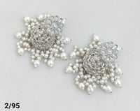 Silver Plated Jhumki Set