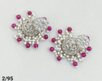 Silver Plated Jhumki Set