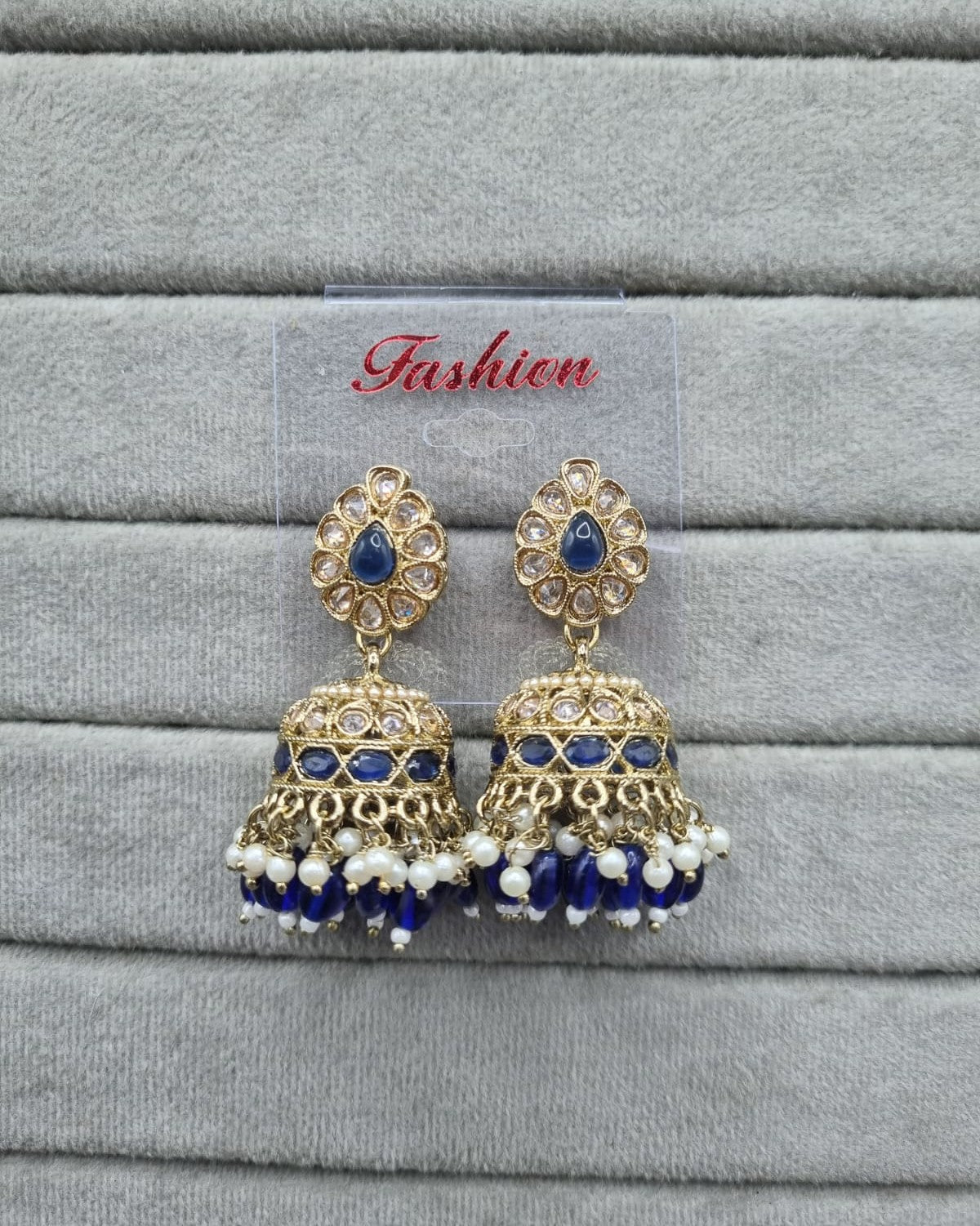 Pastel Pink & Pearl Jhumkhas