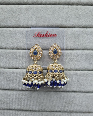 Pastel Pink & Pearl Jhumkhas