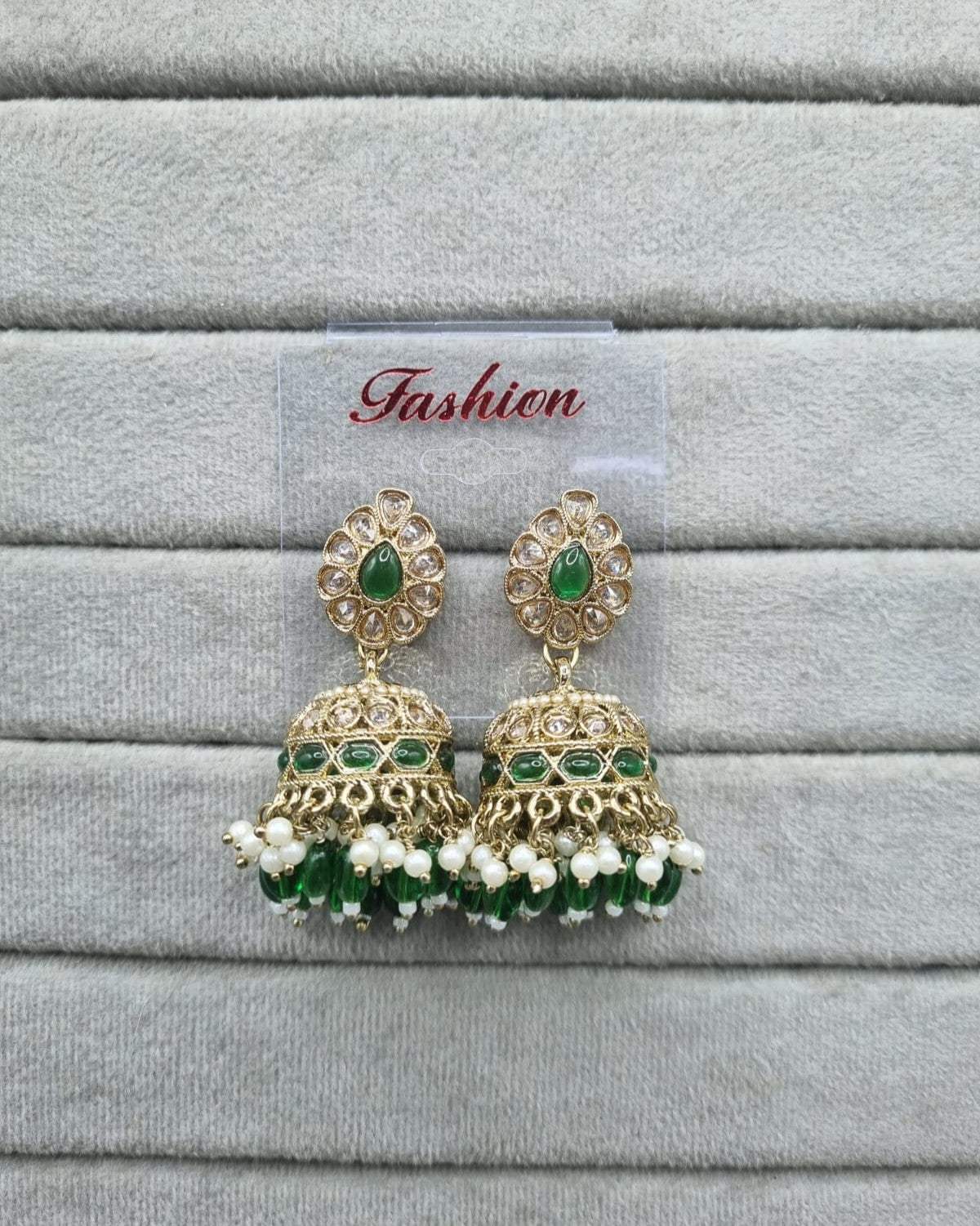 Pastel Pink & Pearl Jhumkhas