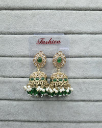 Pastel Pink & Pearl Jhumkhas