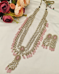 Kundan Layered Long Necklace Set