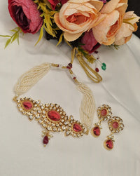 Royal Kundan Choker Necklace Set