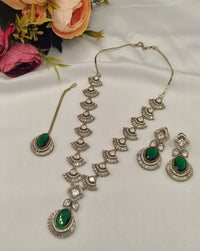 Heritage Necklace Set with Maang Tikka