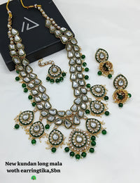 Gold Plated Kundan Jewellery Set
