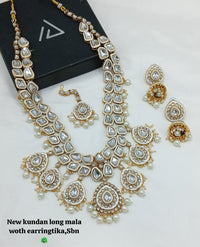 Gold Plated Kundan Jewellery Set