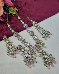 Handcrafted Royal Kundan & Meenakari Jewelry Set