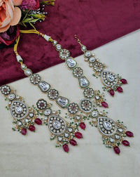 Handcrafted Royal Kundan & Meenakari Jewelry Set