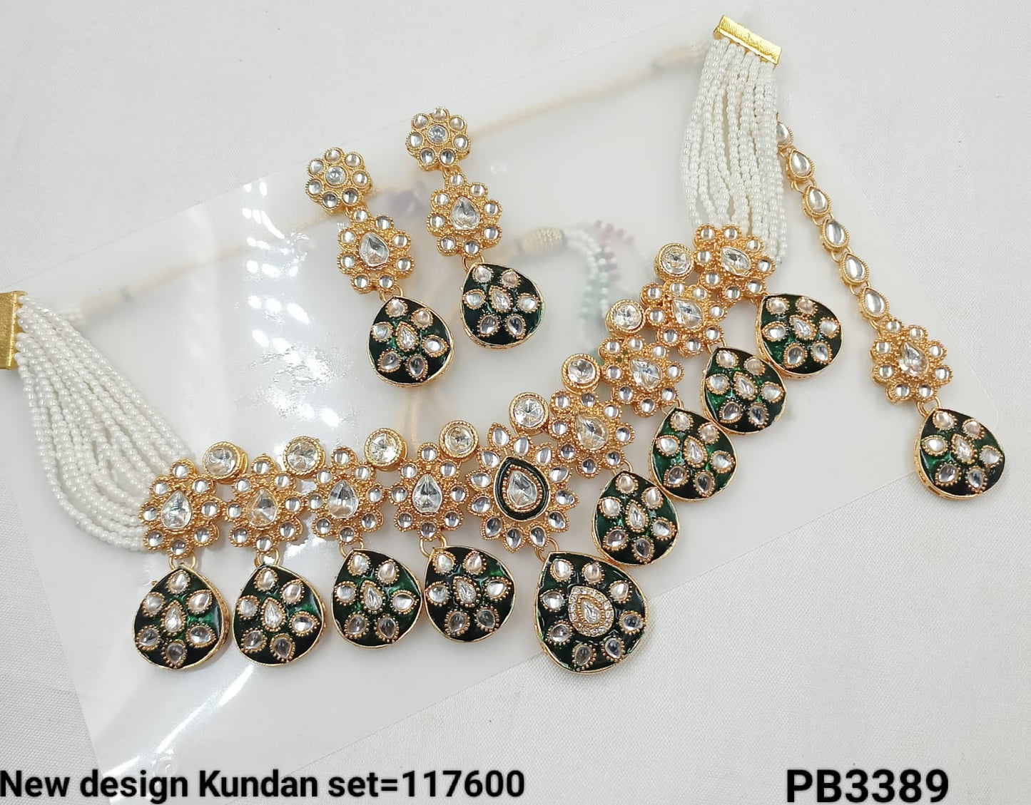 Kundan Gold Plated Choker Necklace Set