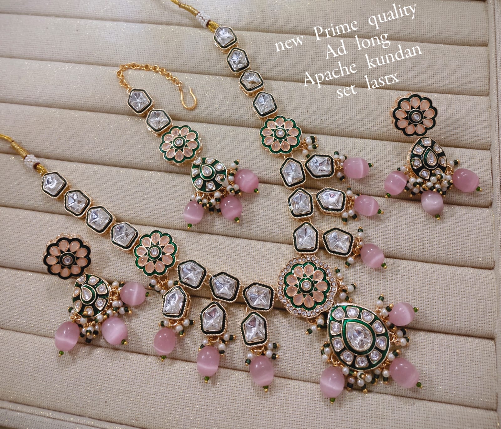 Premium Long Kundan Necklace Set – Bridal & Festive Jewelry