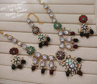 Premium Long Kundan Necklace Set – Bridal & Festive Jewelry