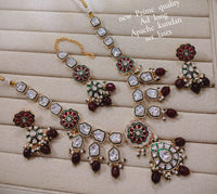 Premium Long Kundan Necklace Set – Bridal & Festive Jewelry