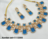 Gold Plated Kundan Jewellery Set