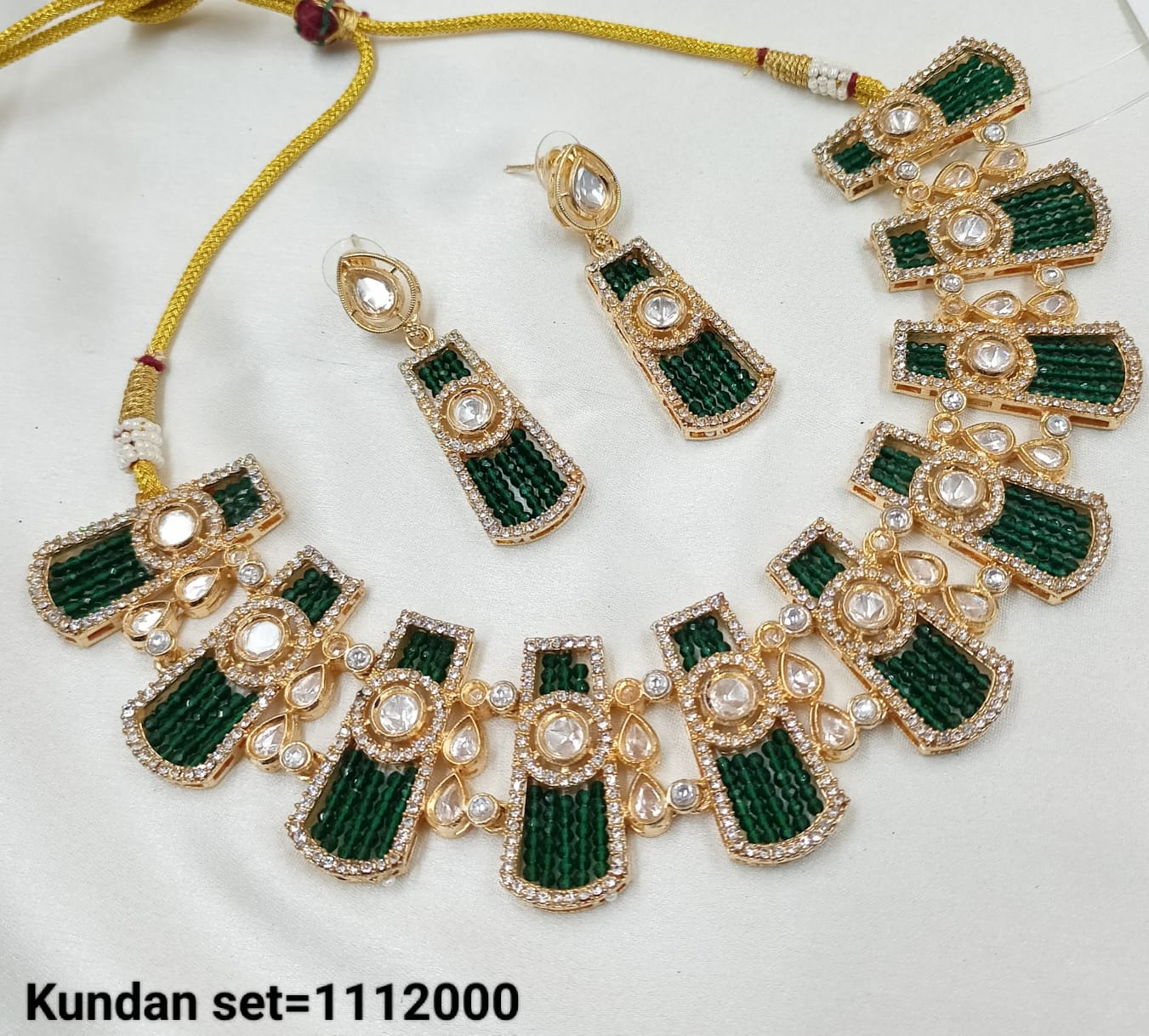 Gold Plated Kundan Jewellery Set