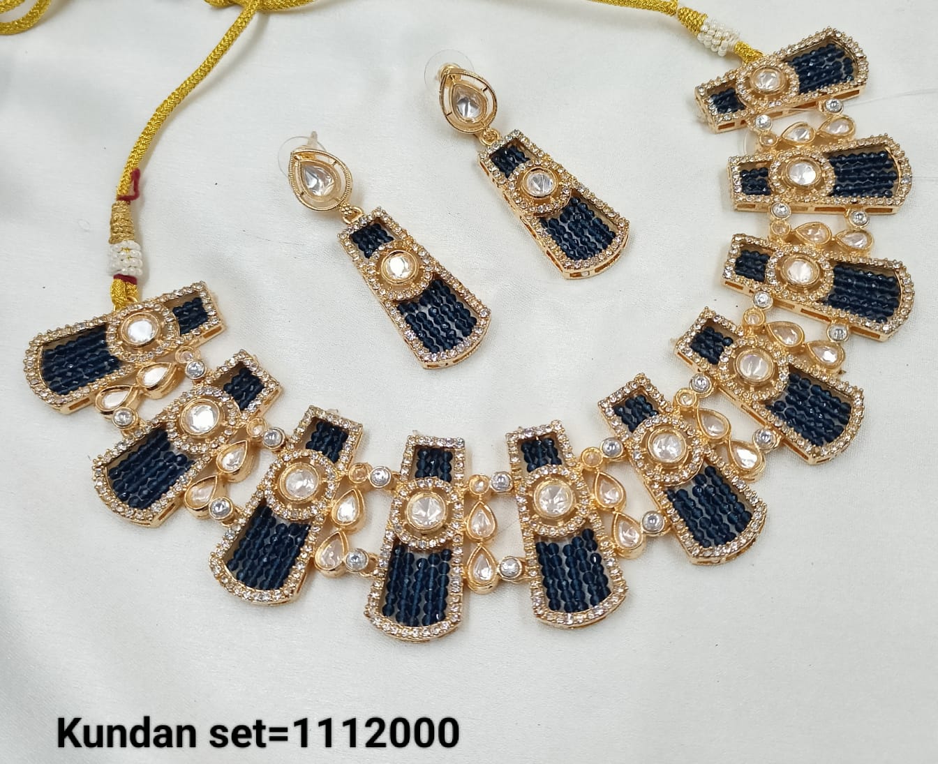 Gold Plated Kundan Jewellery Set