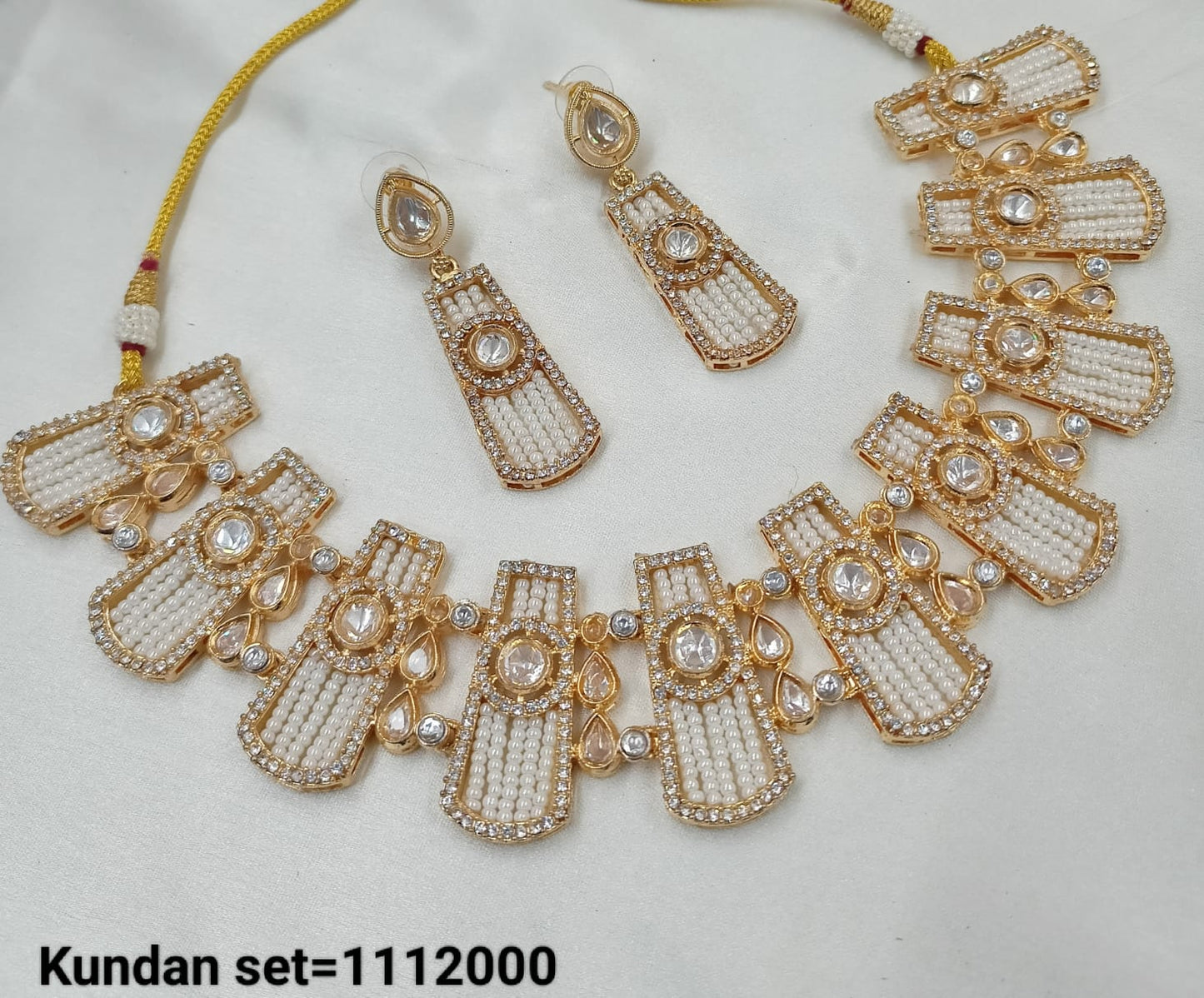Gold Plated Kundan Jewellery Set