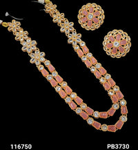 Traditional Gold Plated Kundan Necklace Set