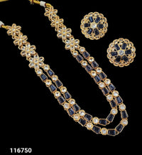 Traditional Gold Plated Kundan Necklace Set