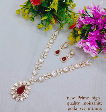 Premium Kundan Necklace & Earring Set – Handcrafted Bridal Jewelry