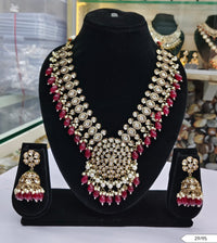 Regal Bridal Kundan Necklace & Jhumka Earring Set – Lucentemarket