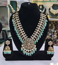 Regal Bridal Kundan Necklace & Jhumka Earring Set – Lucentemarket