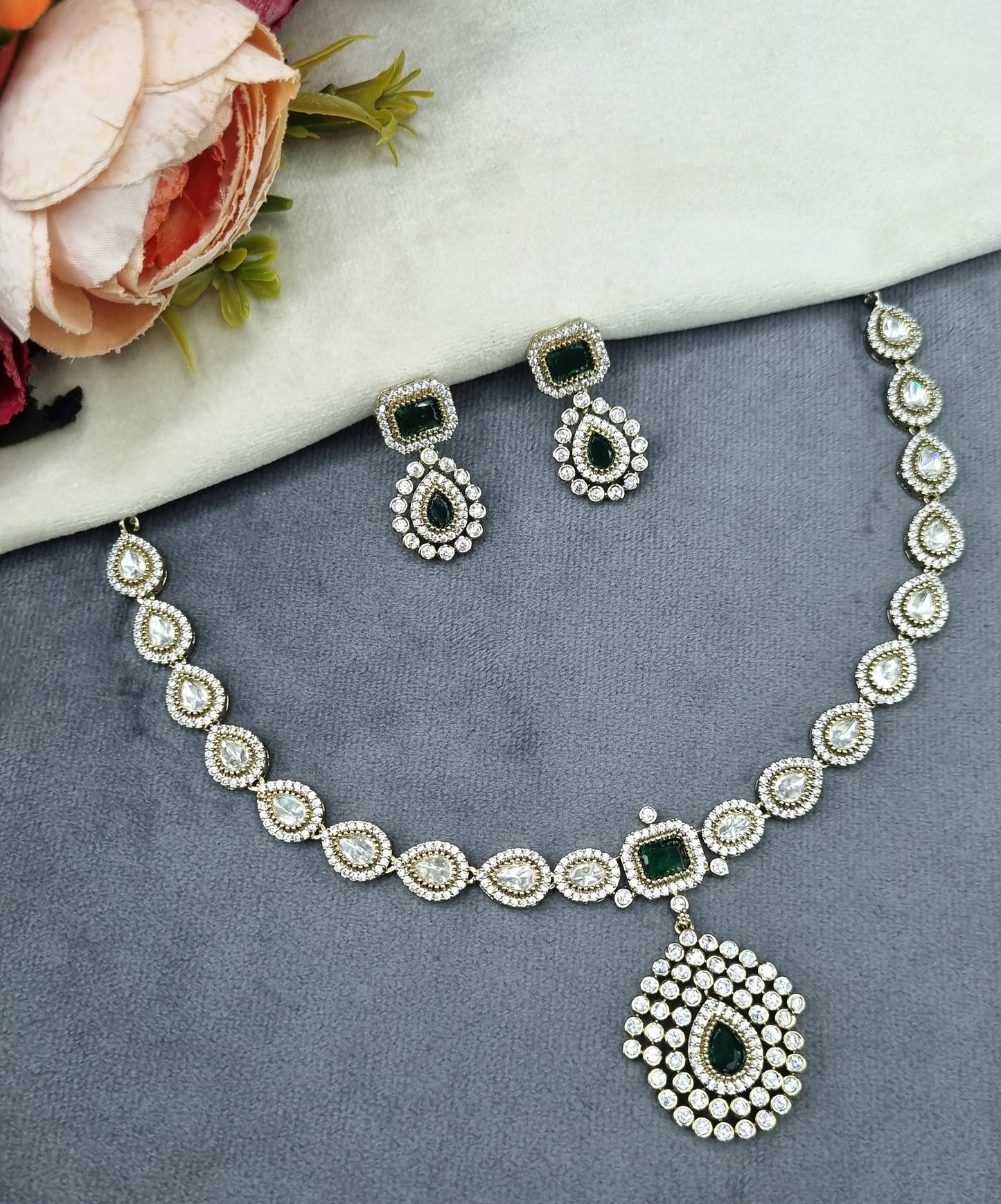 Elegant Bridal & Festive Kundan Jewelry Set