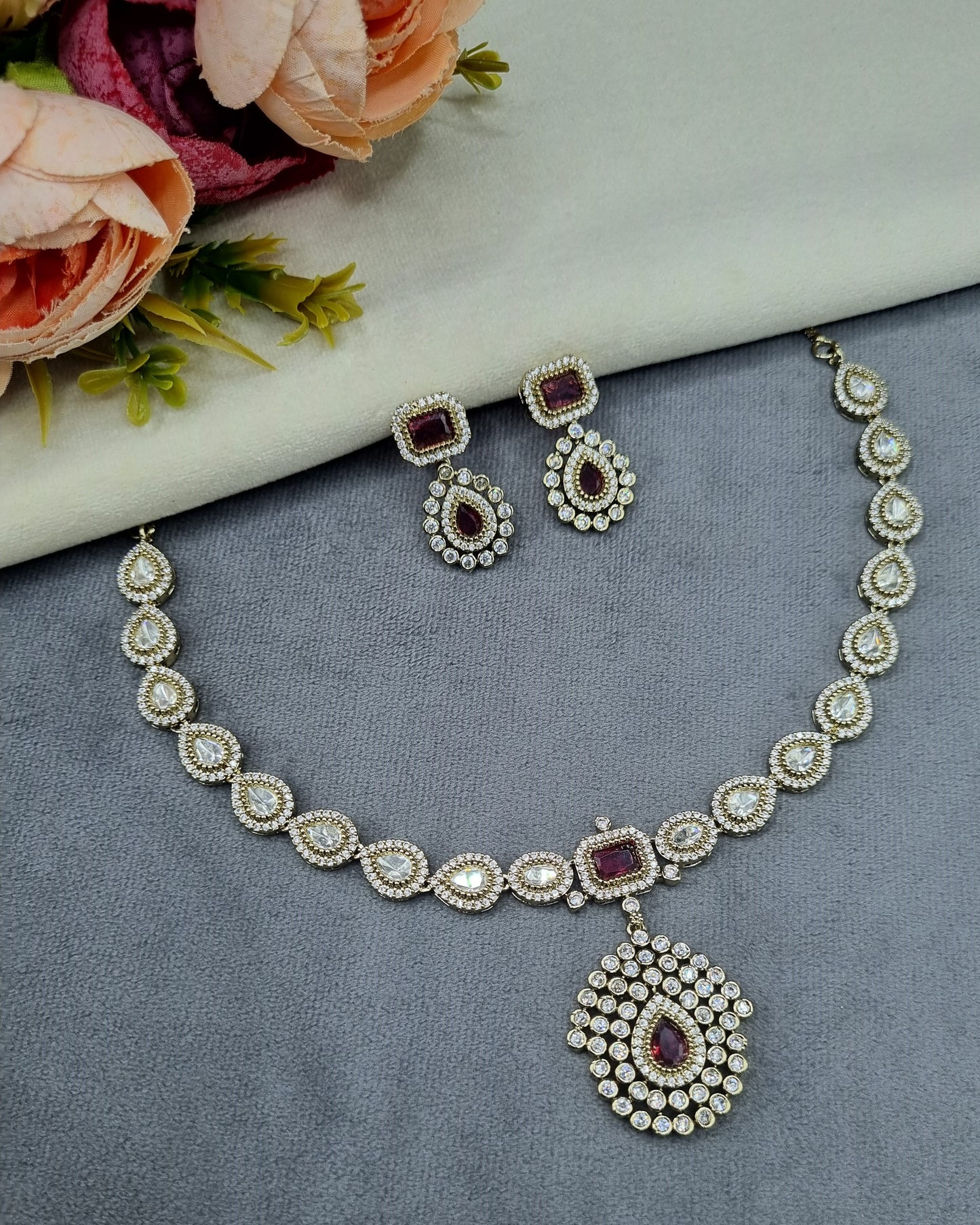 Elegant Bridal & Festive Kundan Jewelry Set