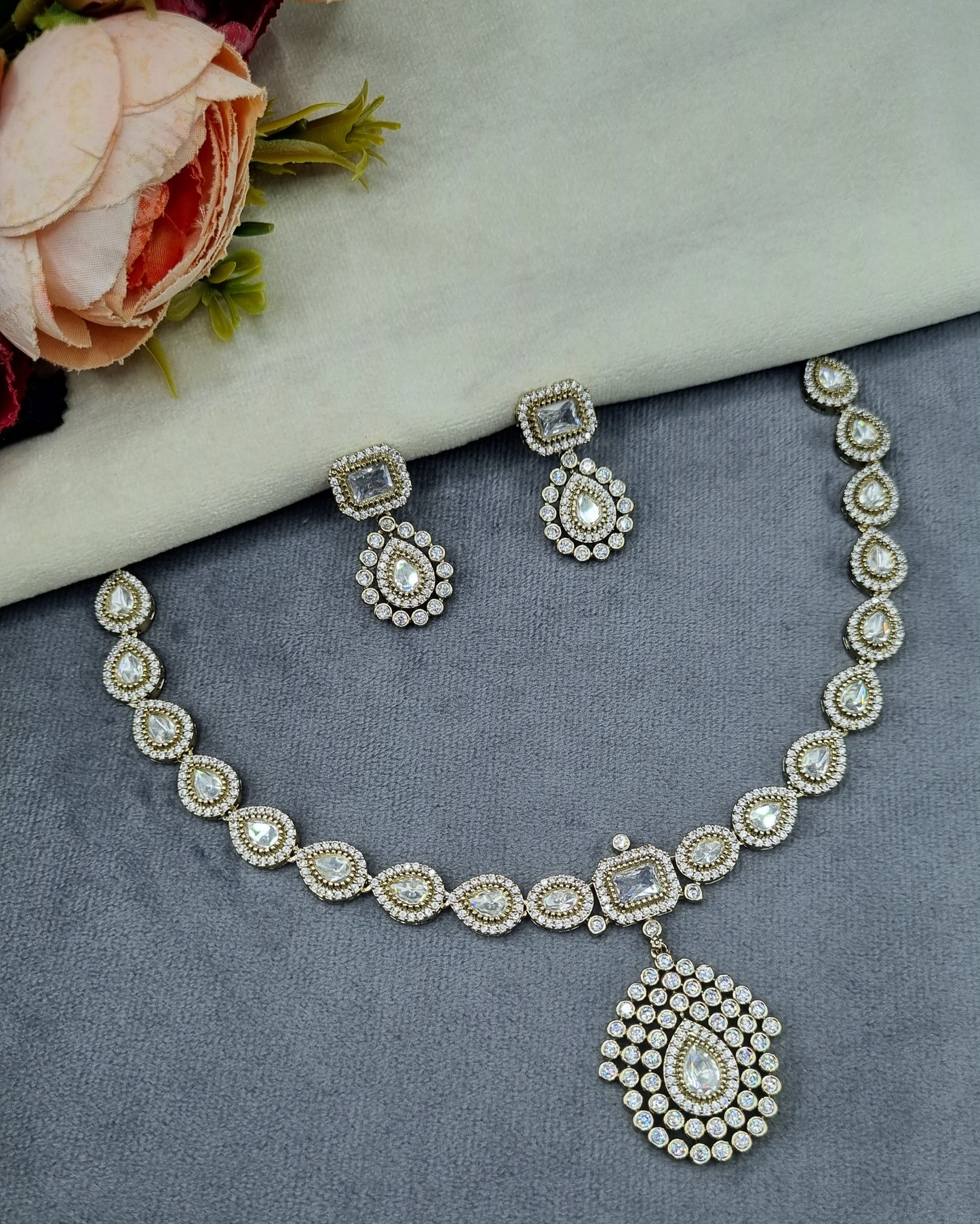 Elegant Bridal & Festive Kundan Jewelry Set
