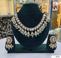 Royal Kundan Necklace & Earrings Set