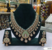 Grand Bridal Kundan Necklace & Earring Set