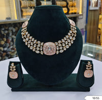 Kundan Polki Stone Necklace Set with Earrings – Bridal & Party Wear Jewellery