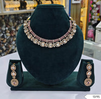 Kundan Polki Beaded Necklace Set with Drop Earrings – Bridal & Party Wear Jewellery
