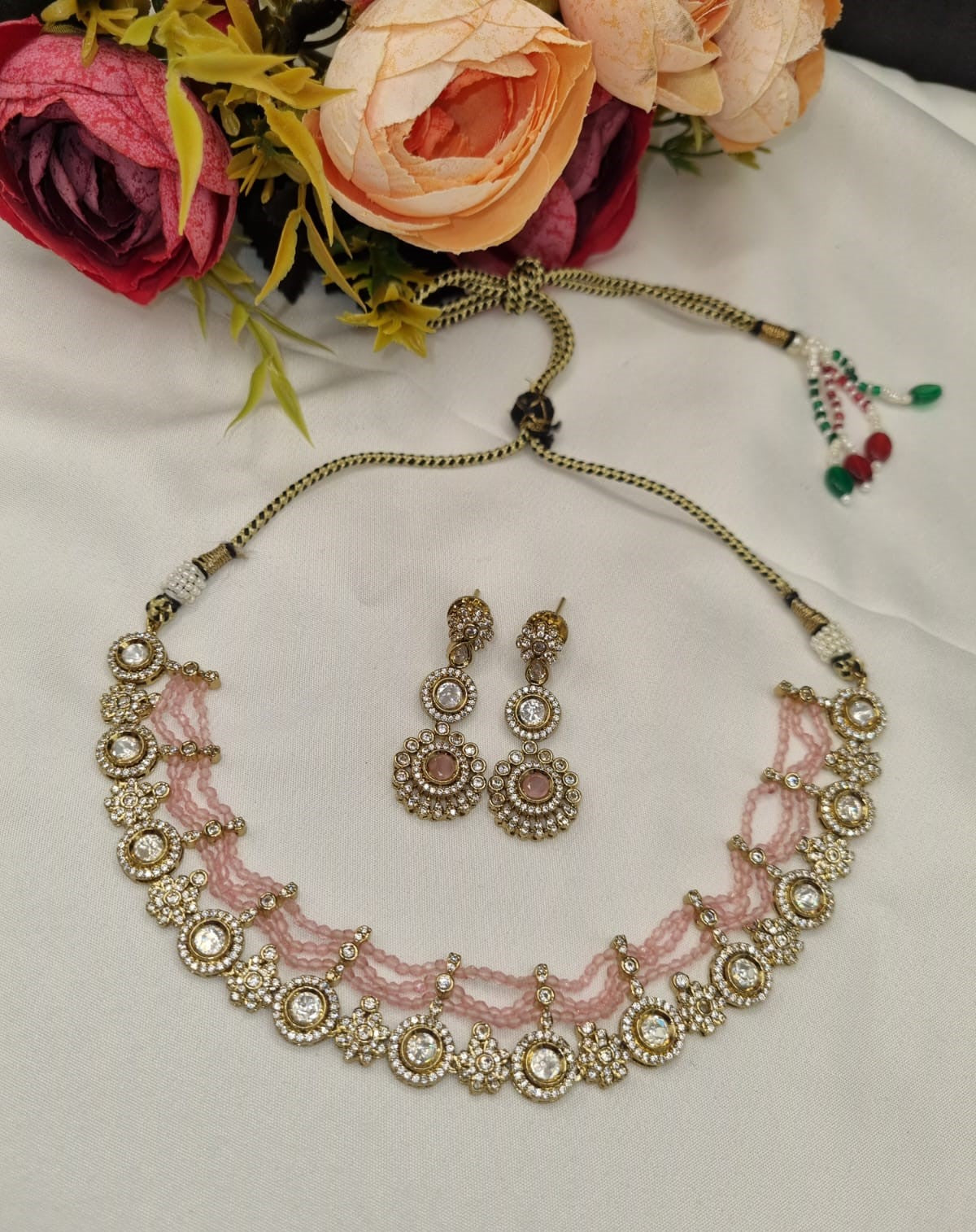 Heritage Kundan & Beaded Choker Set