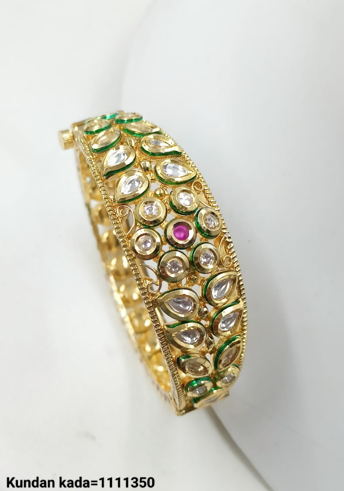 Pearl Drop Pachi Kundan Bracelet – lucentemarket