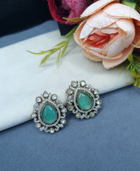 Elegant Statement Teardrop Stud Earrings for Festive Wear