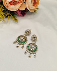 Royal Medallion Kundan Earrings