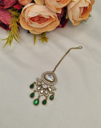 TRADITIONAL HERITAGE KUNDAN MAANG TIKKA