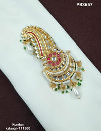 Traditional Kalangi with Stone and Pearl Detailing – Groom's Accessory