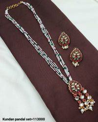 Classic Kundan Pandal Necklace and Earring Set