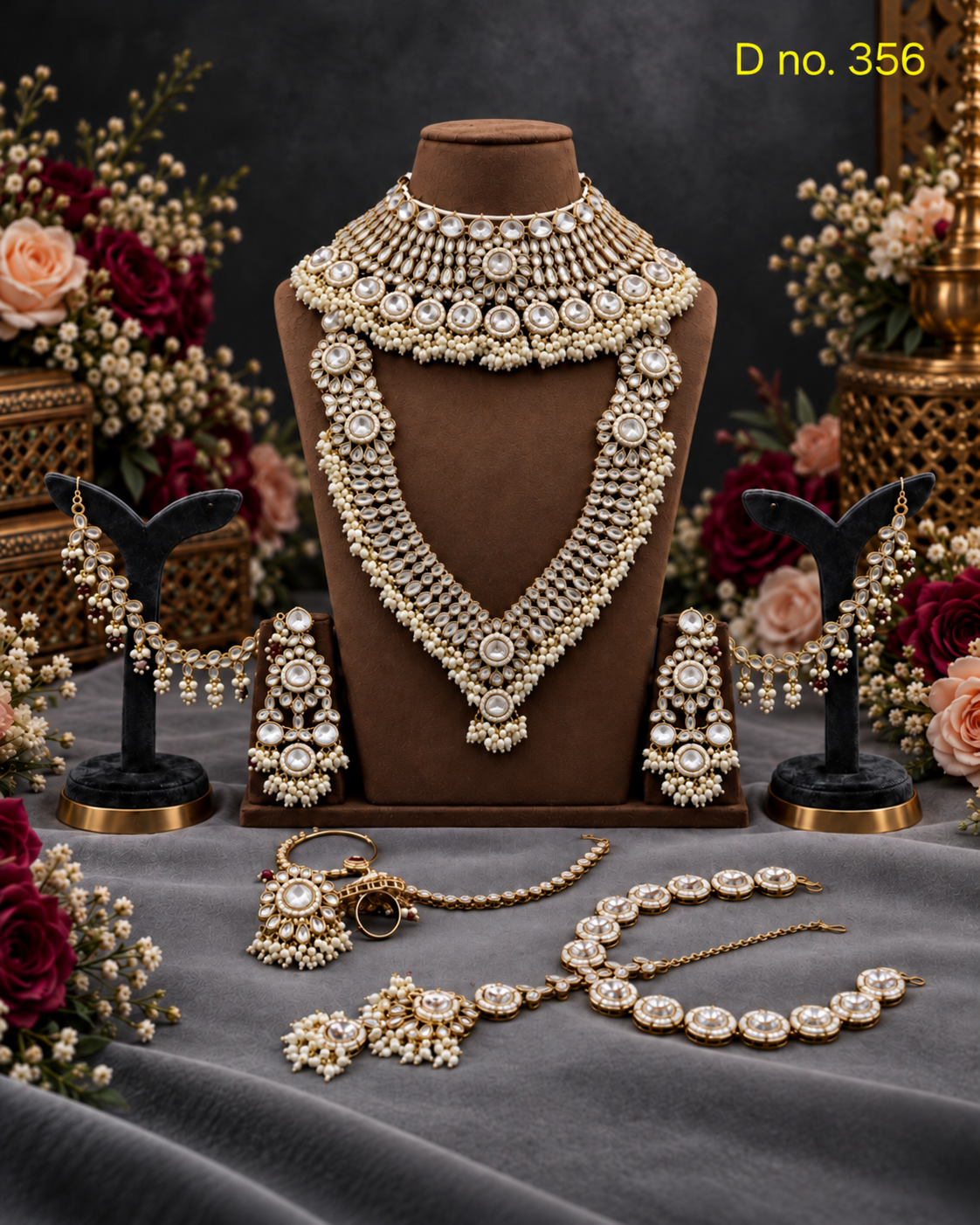 Handcrafted Kundan Bridal Jewellery Set