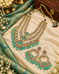 Multi-Layer Kundan Haram Set